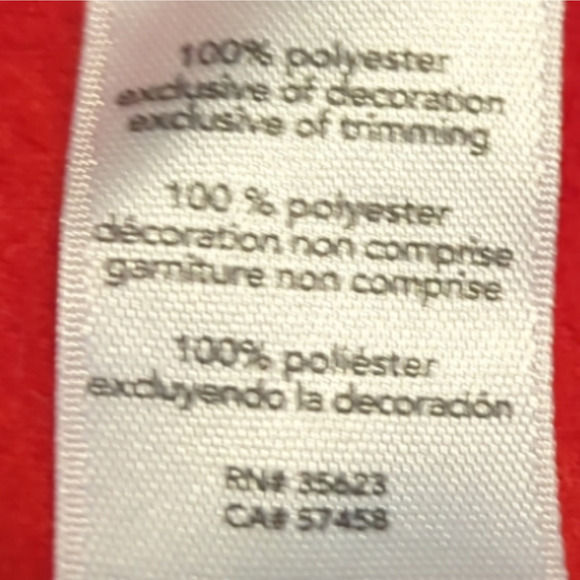 CARTER'S Red Polka Dot Reindeer Christmas One Piece Footed Pajamas 9 Month - Picture 10 of 10